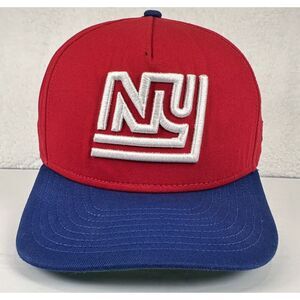 New York Giants New Era 9Fifty Hat Snapback Adjustable Medium Large Red Blue
